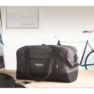 Bolsa de deporte o viaje de fieltro con asa ajustables y desmontables